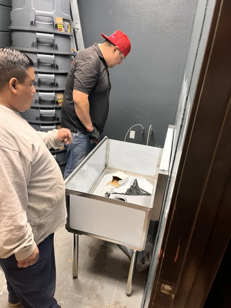 Commercial plumbing and sink installation in Capistrano Beach